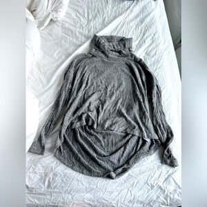 Anthropologie Sweater Top Tunic Grey Shirt XS/S